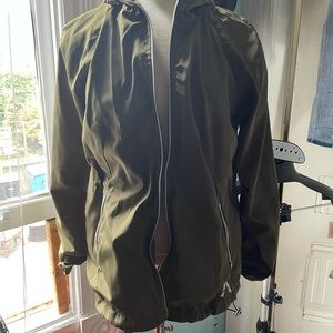 Moss green female jacket